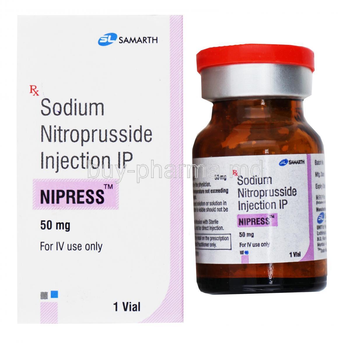 Sterile Nitroprusside Sodium Injection Purity: 99.9%