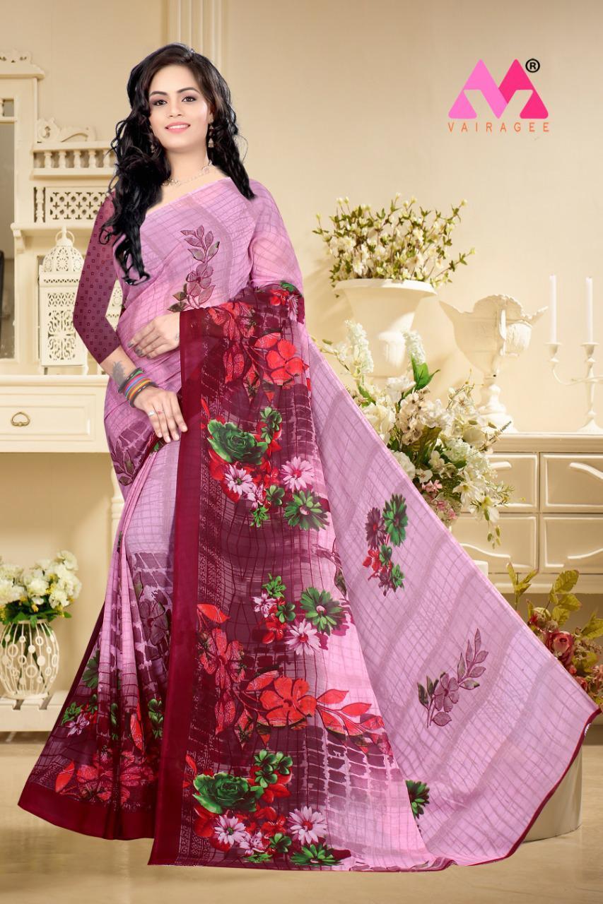 Golmal Sarees - Georgette Fabric, Heavy Printed Design | Breathable, Washable, Traditional Dress For All Seasons