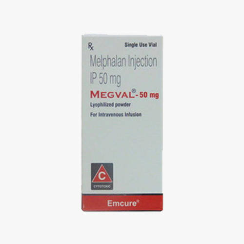 Melphalan Injection - Ph Level 3-5, Shelf Life 1-2 Years | Treats Blood Cancer, Ovarian, Breast, Soft Tissue, And Skin Cancers