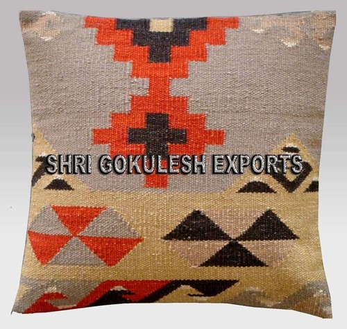 Customized Elegant Designer Wool Handmade Kilim Cushion Covers