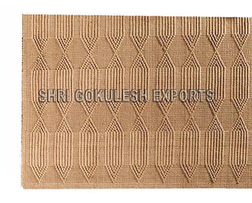 100% Jute Flat Weave Indian Handmade Floor Carpets Back Material: Woven Back