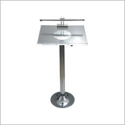 SS Lecture Stand - Stainless Steel, Customized Size | Durable, Eco-Friendly Design with 1 Year Warranty