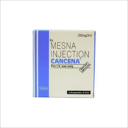 Mesna Injection - 100 Mg, Urothelial Toxicity Prophylaxis & Cystic Fibrosis Treatment, Improves Patient Condition By Inactivating Drug Toxins