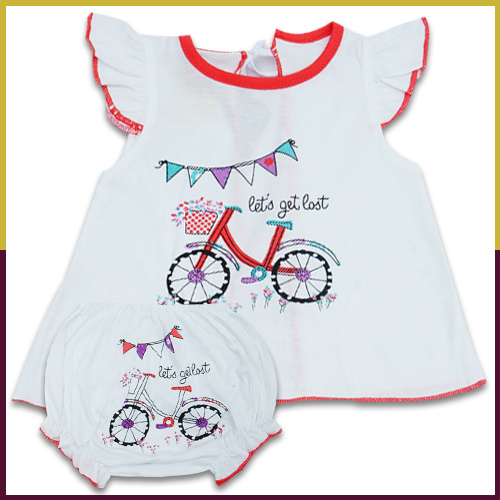 Sumix Sona Girls Frocks Age Group: 0 - 18 Months