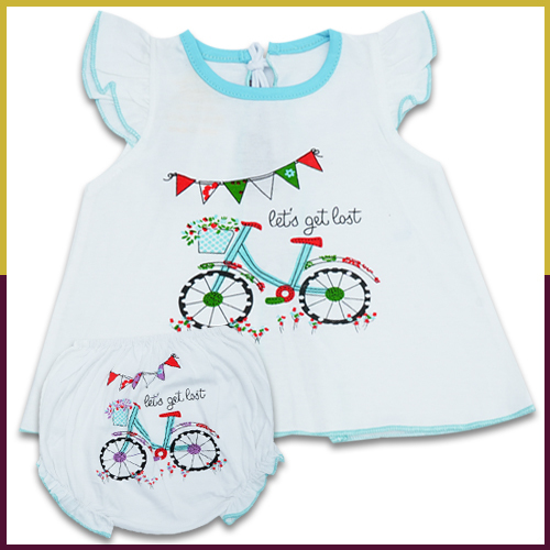 Sumix Sona Girls Frocks Age Group: 0 - 18 Months