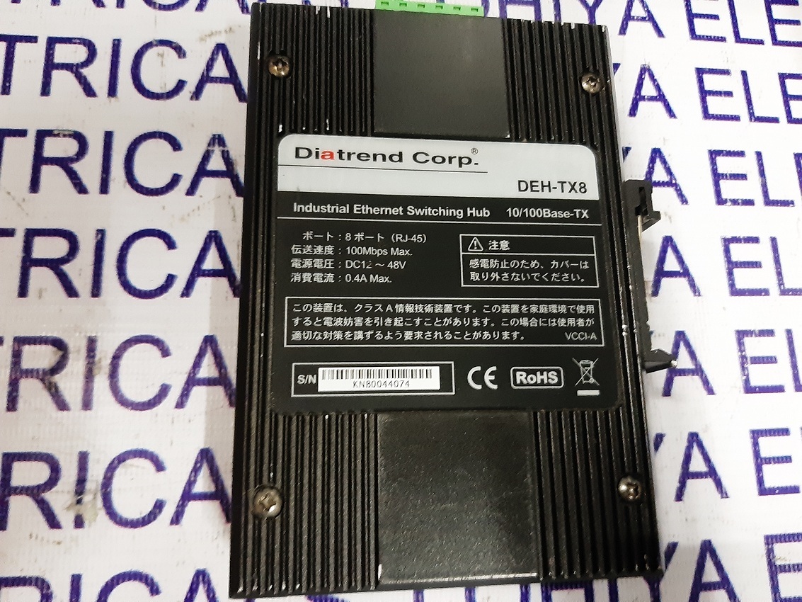 Diatrend Corp. Ethernet Switch Deh-tx8