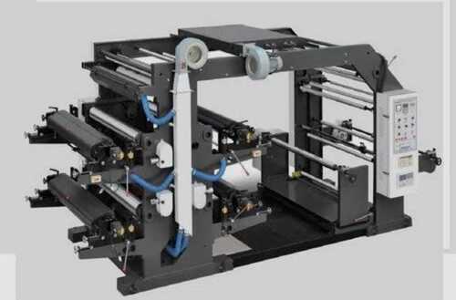 Flexo 4 Colour Printing Machine - MS Material, 220-240 Voltage | New Condition, Automation Grade, Industrial Application, Good Quality