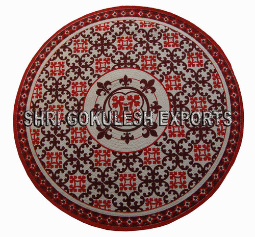 Ethnic Elegant Handmade Indian Braided Jute Floor Carpets Back Material: Woven Back