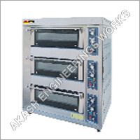 तीन डेक बेकिंग ओवन