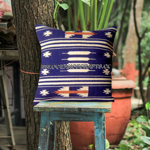 Customized Indian Design Handmade Wool Kilim Cushion Covers