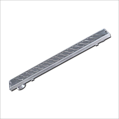 Flag Shower Drain - Color: Silver