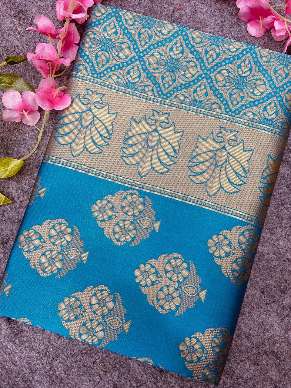 Saree New Launch - Soft Lichi Silk Fabric, Multi Colour | Beautiful Rich Pallu, Jacquard Work, Perfect For All Seasons