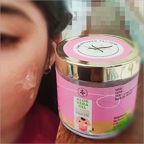 Safe To Use Aloe Vera Children Gel For Face And Body