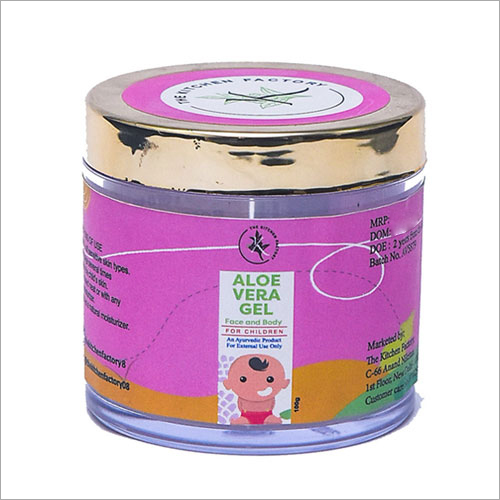 Safe To Use Aloe Vera Children Gel For Face And Body