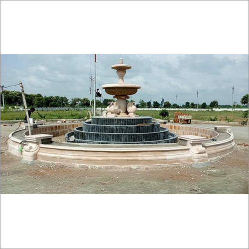 Sandstone Architecture Fountain Structure