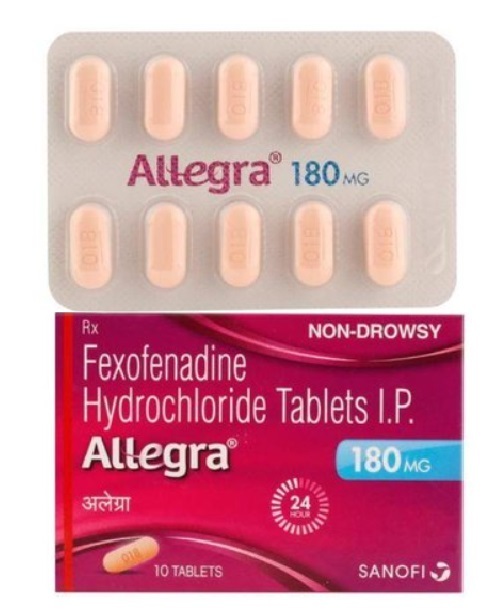 Brand Allegra Fexofenadine Tablet General Medicines