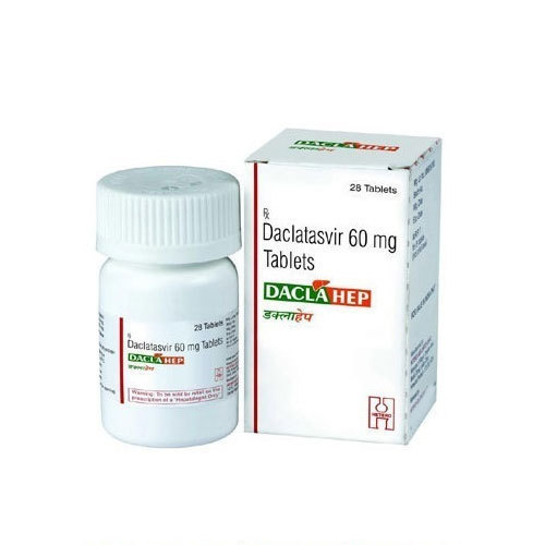 Daclatasvir Tablets - 60mg Anti-viral Formula | 1000 Units For Hepatitis C Treatment, Recommended For Adults And Women, Store In A Dry Place