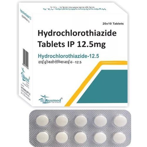 Hydrochlorothiazide Tablets - 12.5mg & 25mg Dosage Options | Suitable For Diuretic Use, Controls Blood Pressure And Fluid Retention