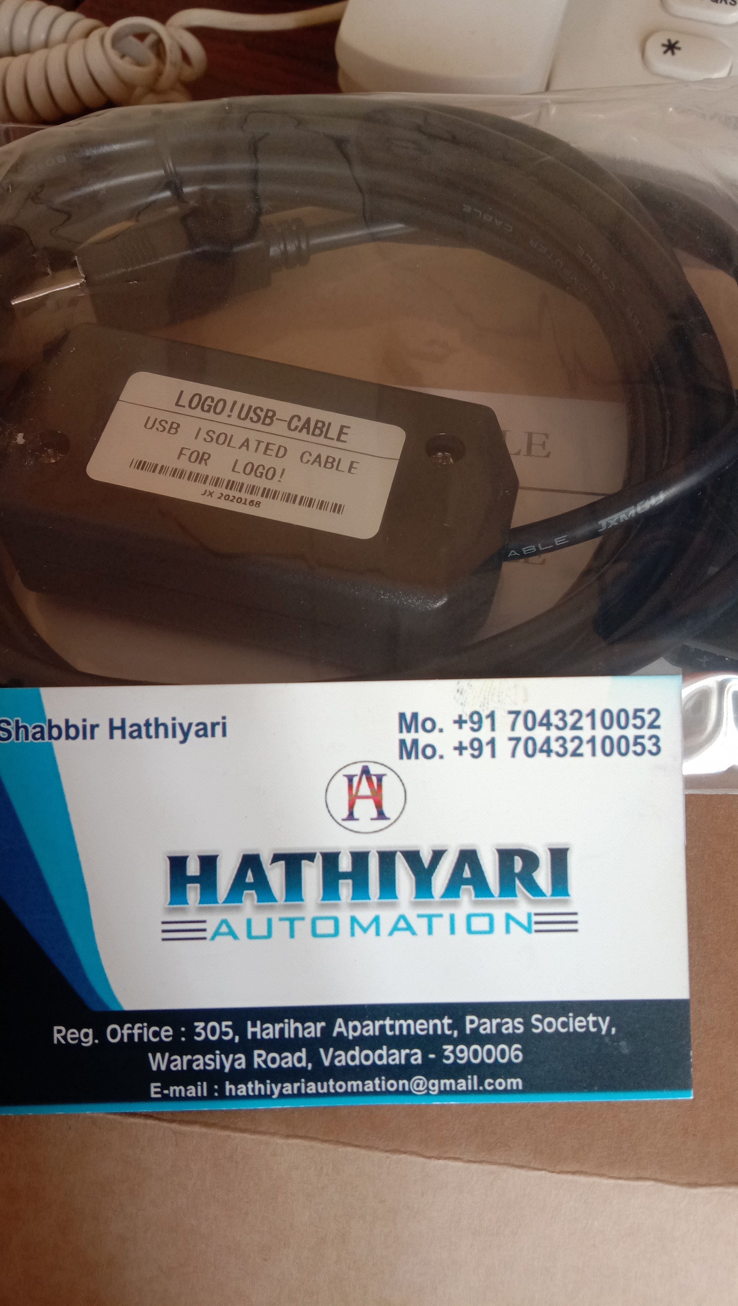 Usb Logo Cable - Premium Quality Plc Programming Cable | High-speed Data Transfer, Durable Design, Compatible With Various Plc Models