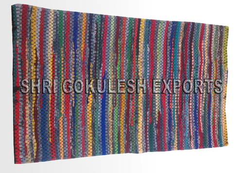 Exclusive Design Indian Handmade Cotton Denim Carpets Back Material: Woven Back