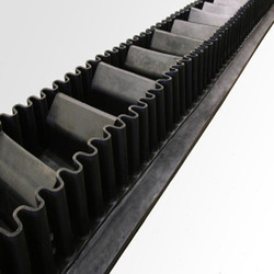 S-wall Conveyor Belt - M24 Material, Heights From 40mm To 630mm | Heat Resistant, High Abrasion Resistant, Enhanced Flexibility With Diagonal Fabric Reinforcement