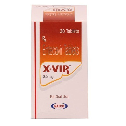 Entecavir Tablets - 0.5 mg & 1 mg Dosage | Antiviral Function, Suitable for Adults, Women & Aged Persons, Store in Cool & Dry Place