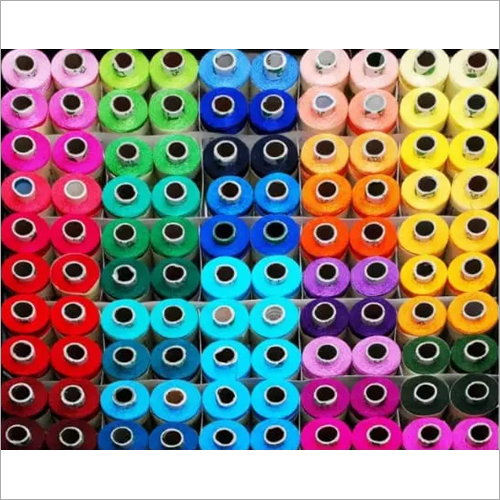 Textile Cotton Polyester Thread - 100% Polyester, Available in Various Colors | Strong, Durable, Softness & Uniformity in Color