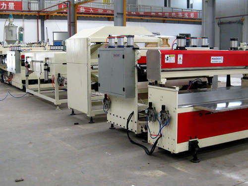 Metal Pp Corrugated Sheet Making Machine 2800 Multi Layer Co Extrusion Pp Corrugated Sheet Making Machine