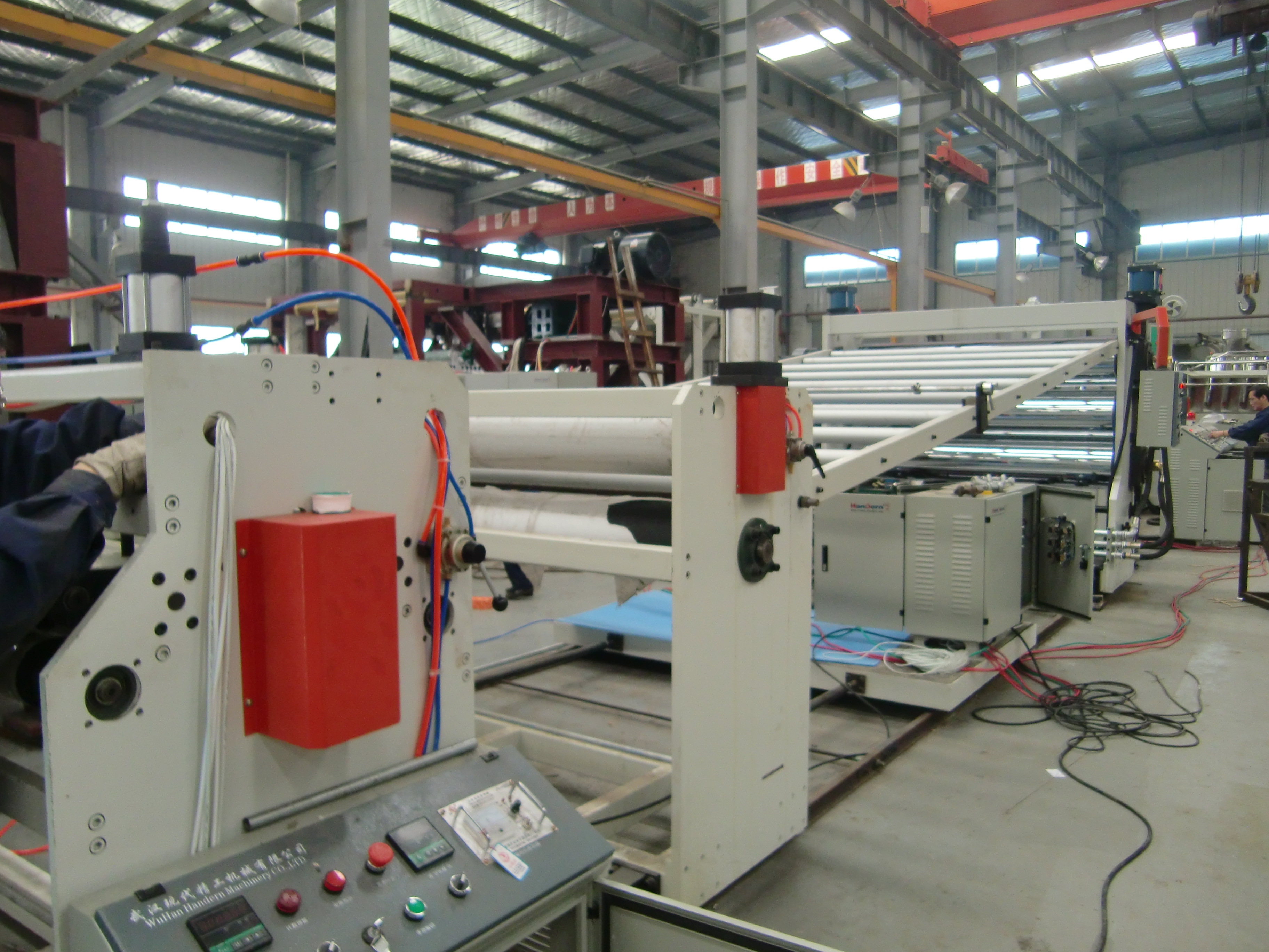 Metal Pp Corrugated Sheet Making Machine 2800 Multi Layer Co Extrusion Pp Corrugated Sheet Making Machine