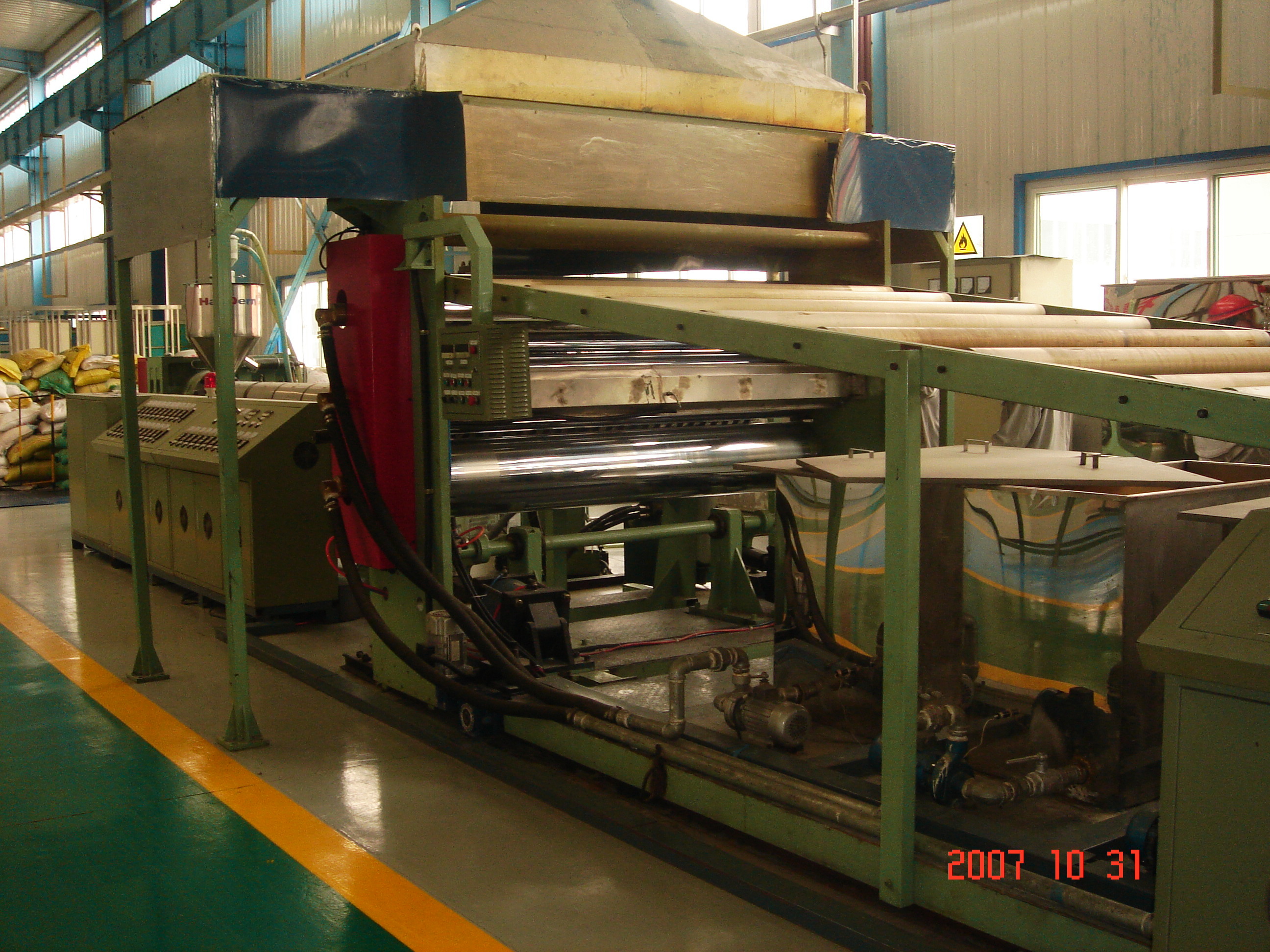 Metal Pp Corrugated Sheet Making Machine 2800 Multi Layer Co Extrusion Pp Corrugated Sheet Making Machine