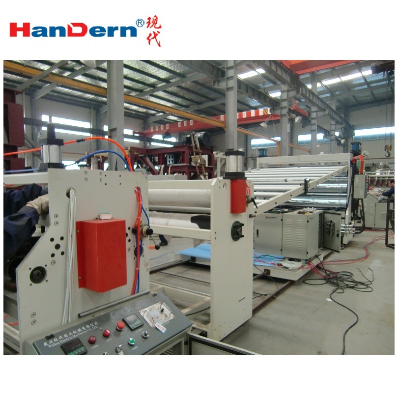 Automatic Plastic Sheet Extrusion Making Machine Pp Pc Pe Plastic Sheet Extrusion Production Line