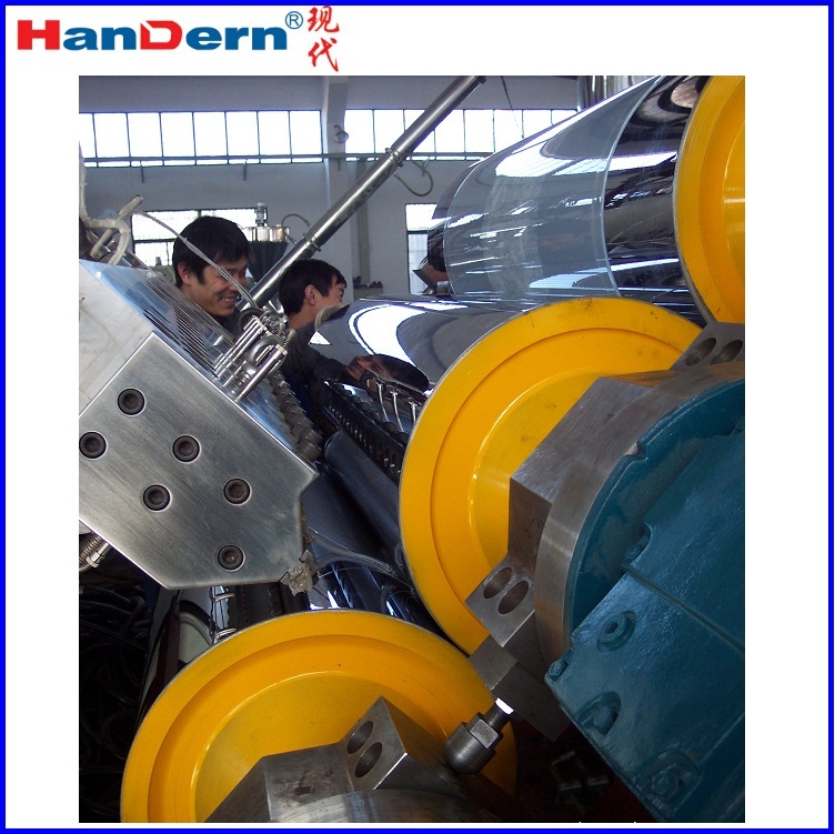 Automatic Plastic Sheet Extrusion Making Machine Pp Pc Pe Plastic Sheet Extrusion Production Line