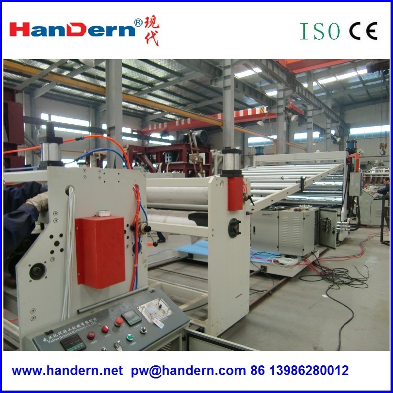 Automatic Plastic Sheet Extrusion Making Machine Pp Pc Pe Plastic Sheet Extrusion Production Line