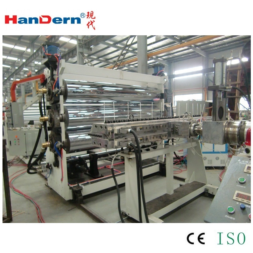 Automatic Plastic Sheet Extrusion Making Machine Pp Pc Pe Plastic Sheet Extrusion Production Line
