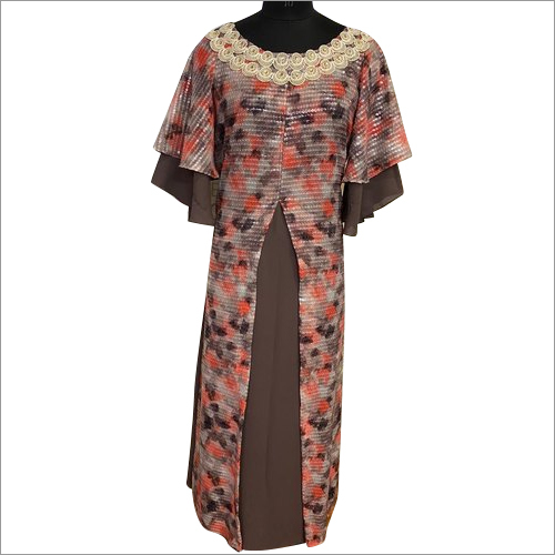 वॉशेबल लेडीज़ इंडो वेस्टर्न ड्रेस