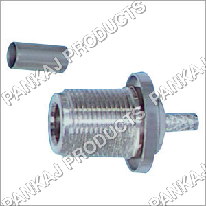 Silver N Female Bulk Head Crimp Type