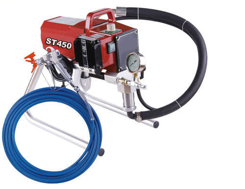 Red Paint Spraying Machine