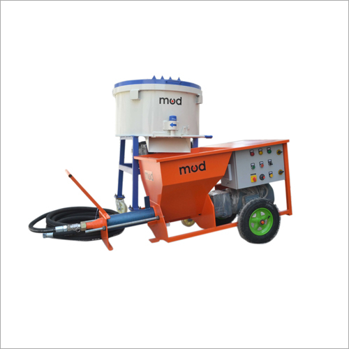 Orange Cement Plaster Machine
