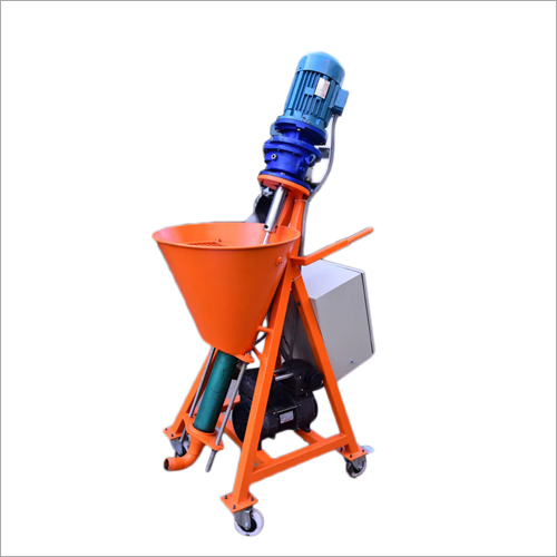 Orange Cement Plaster Machine