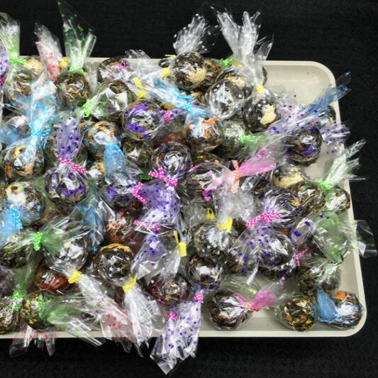 China Sweet Dried Osmanthum Flavor Handmade Blooming Osmanthus Pure Tea Ball