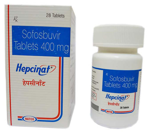 Sofosbuvir Tablets - 400mg Antiviral Treatment | 1000 Units For Hepatitis C, Hiv, Liver Cancer Care, Suitable For All Ages