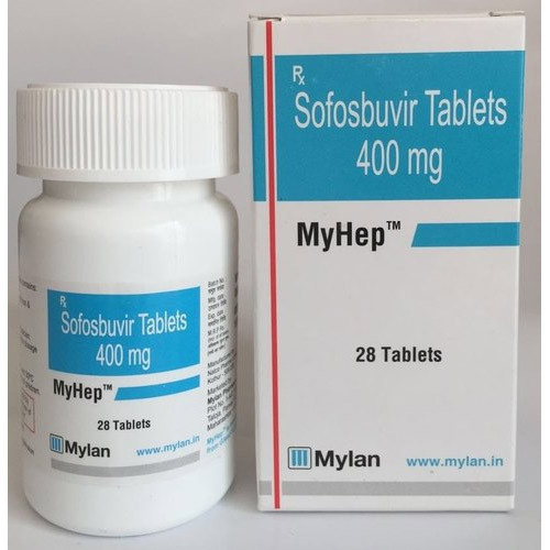 Sofosbuvir Tablets - 400mg Antiviral Treatment | 1000 Units For Hepatitis C, Hiv, Liver Cancer Care, Suitable For All Ages