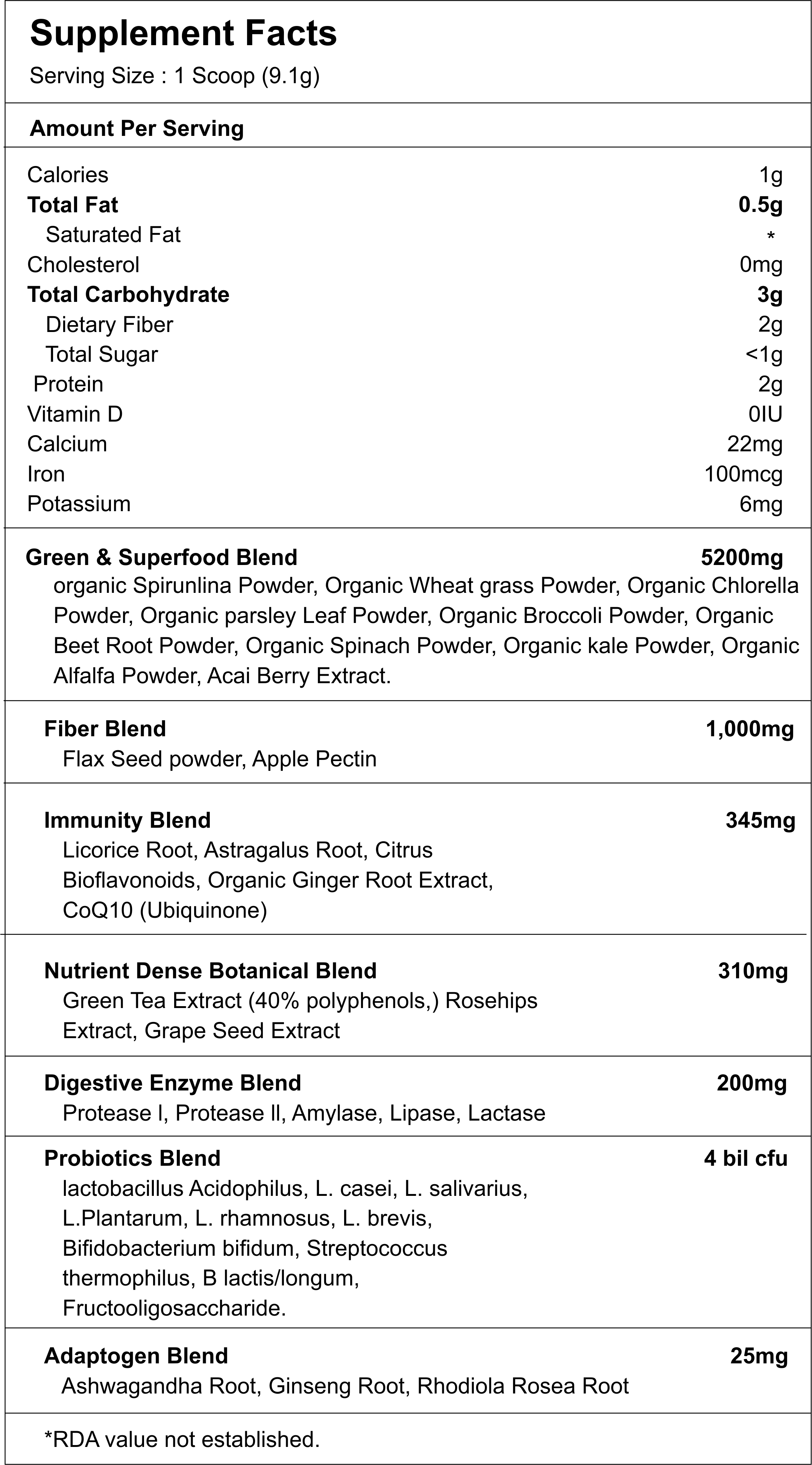 Super Greens Powder