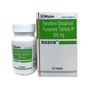 Tenofovir Tablets - 300mg Active Ingredient Antiviral Treatment For Hiv And Chronic Hepatitis B Suitable For Adults And Elderly Store In Cool Dry Place