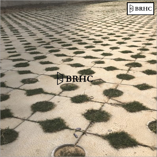 Concrete Grass Paver - 60mm Thick, Grey Concrete Material | Eco-friendly, Durable, Versatile For Parking, Landscapes, Walkways