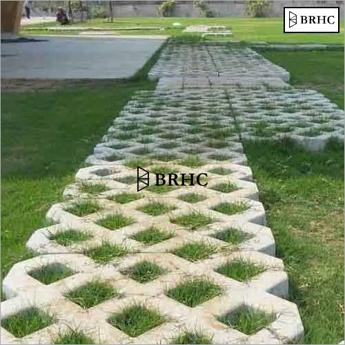 Concrete Grass Paver - 60mm Thick, Grey Concrete Material | Eco-friendly, Durable, Versatile For Parking, Landscapes, Walkways