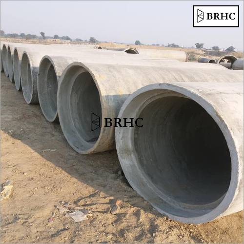 Rcc Round Pipes - Concrete, Customized Size, Polished Surface | Eco-friendly, Durable, Corrosion Resistant