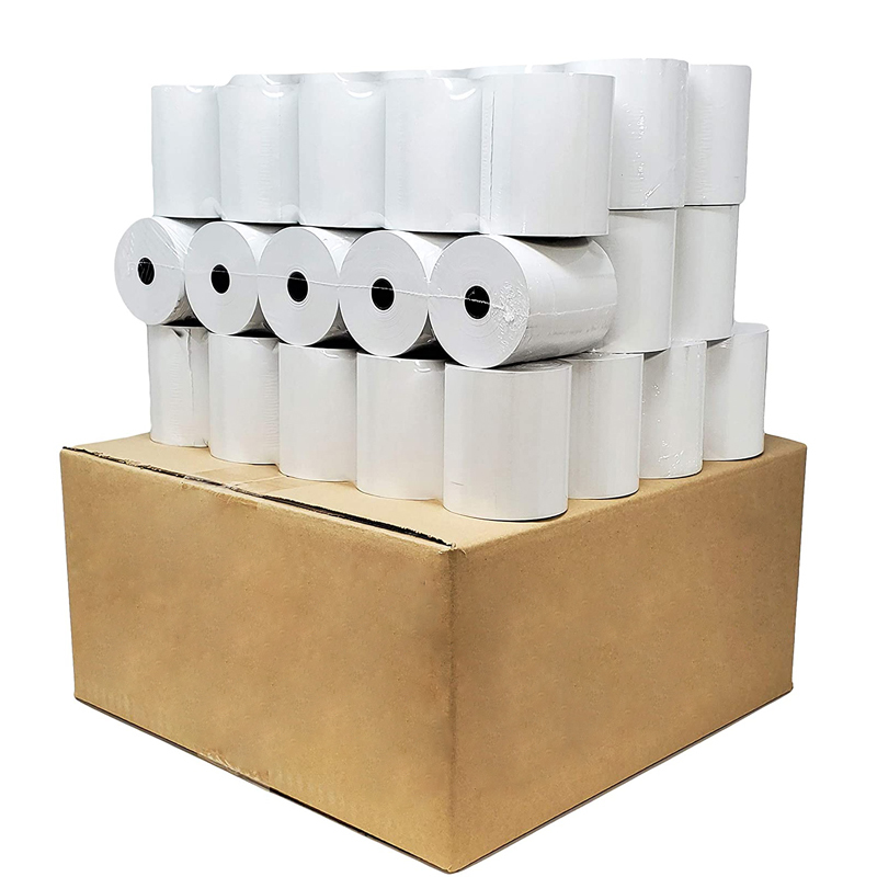 79mm Thermal Paper Roll 35 Mtr - Eco-friendly Thermal Roll, Hassle-free Use With Smooth Black Print, Easy Installation, Prevents Jams