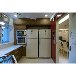 Kitchen Interior Services - Wood, Metal, Glass Materials | Modern, Contemporary Designs, Professional Installation, Multiple Finishes, Warranty Available