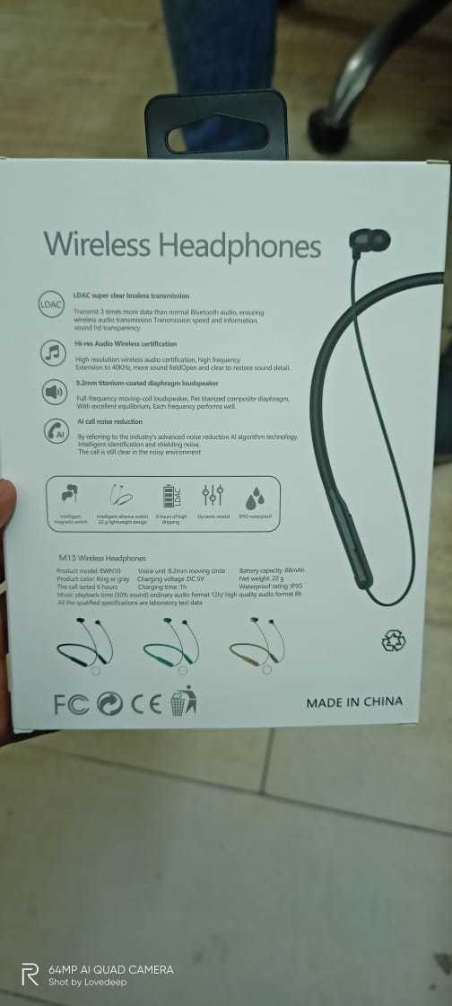 M31 Wireless Bluetooth Neckband